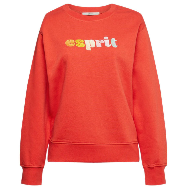 SUDADERA CON LOGO COLORIDO BORDADO MUJER ESPRIT