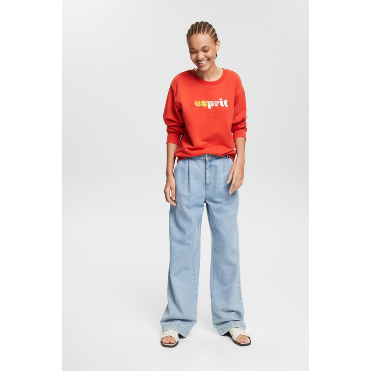 SUDADERA CON LOGO COLORIDO BORDADO MUJER ESPRIT