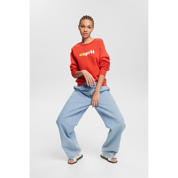 SUDADERA CON LOGO COLORIDO BORDADO MUJER ESPRIT