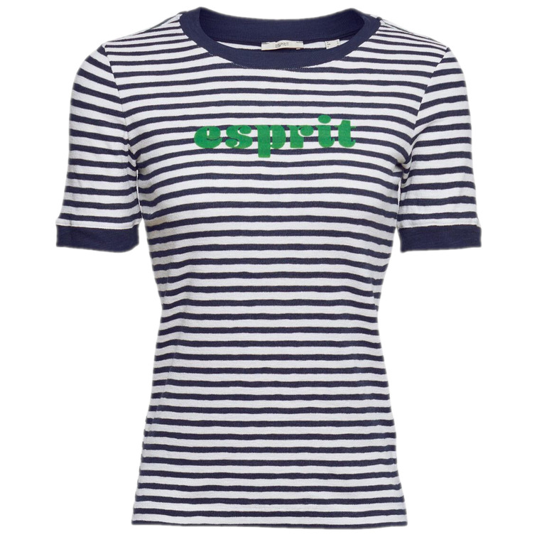 CAMISETA ESTAMPADA A RAYAS MUJER ESPRIT
