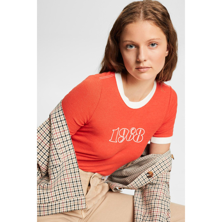 CAMISETA ESTILO VINTAGE MUJER ESPRIT