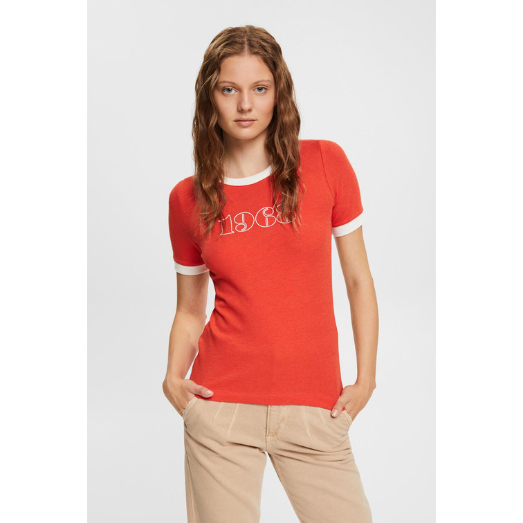 CAMISETA ESTILO VINTAGE MUJER ESPRIT