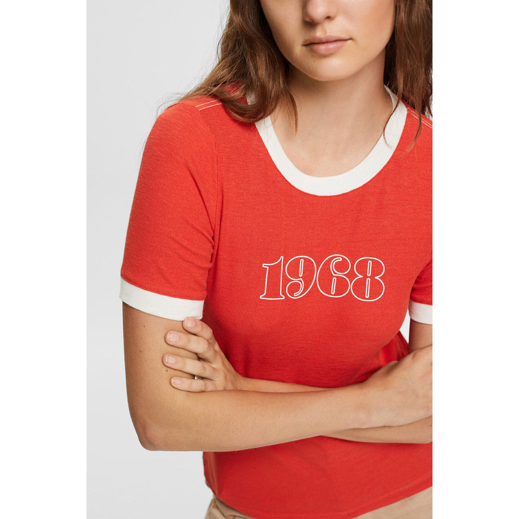 CAMISETA ESTILO VINTAGE MUJER ESPRIT