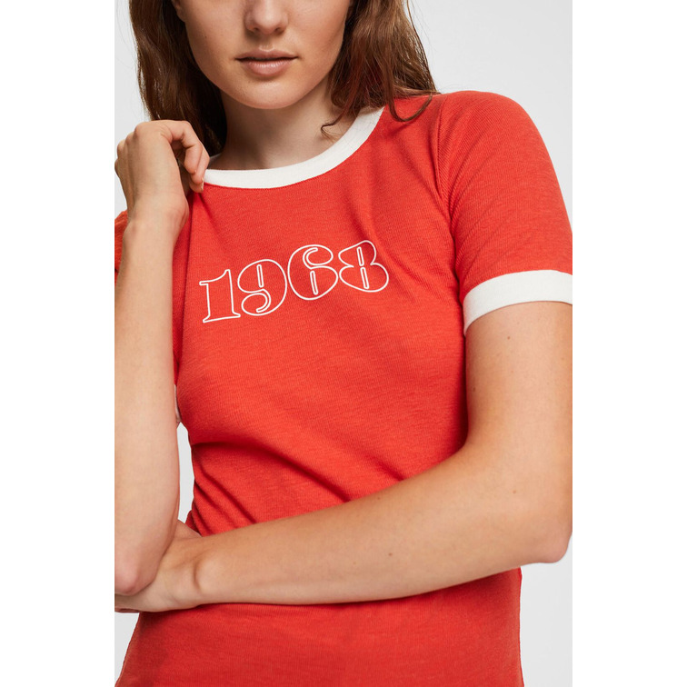 CAMISETA ESTILO VINTAGE MUJER ESPRIT