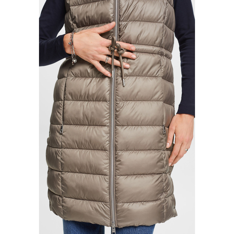 CHALECO LARGO ACOLCHADO MUJER ESPRIT