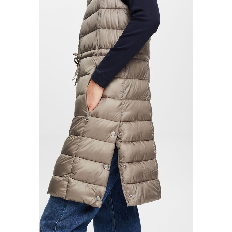 CHALECO LARGO ACOLCHADO MUJER ESPRIT