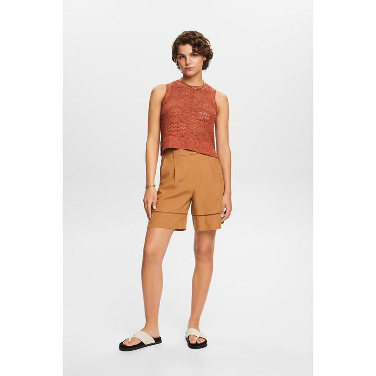 CHALECO DE PUNTO CALADO MUJER ESPRIT