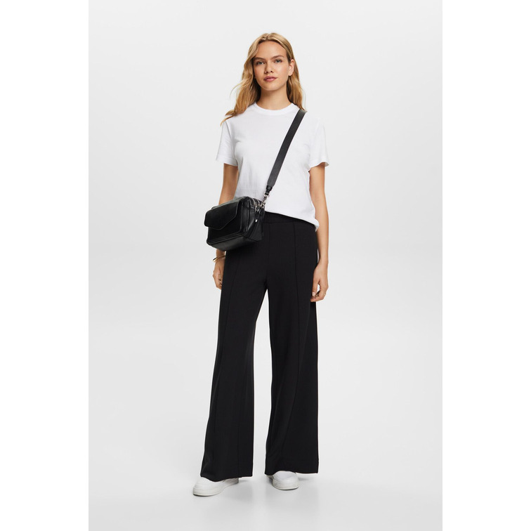 CAMISETA BÁSICA CON ESCOTE REDONDO MUJER ESPRIT