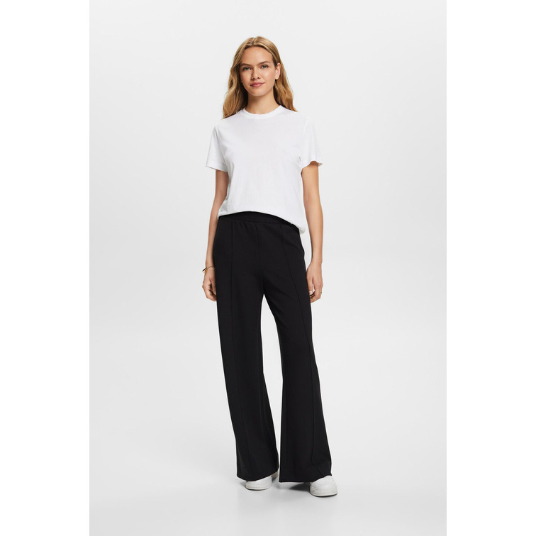 CAMISETA BÁSICA CON ESCOTE REDONDO MUJER ESPRIT