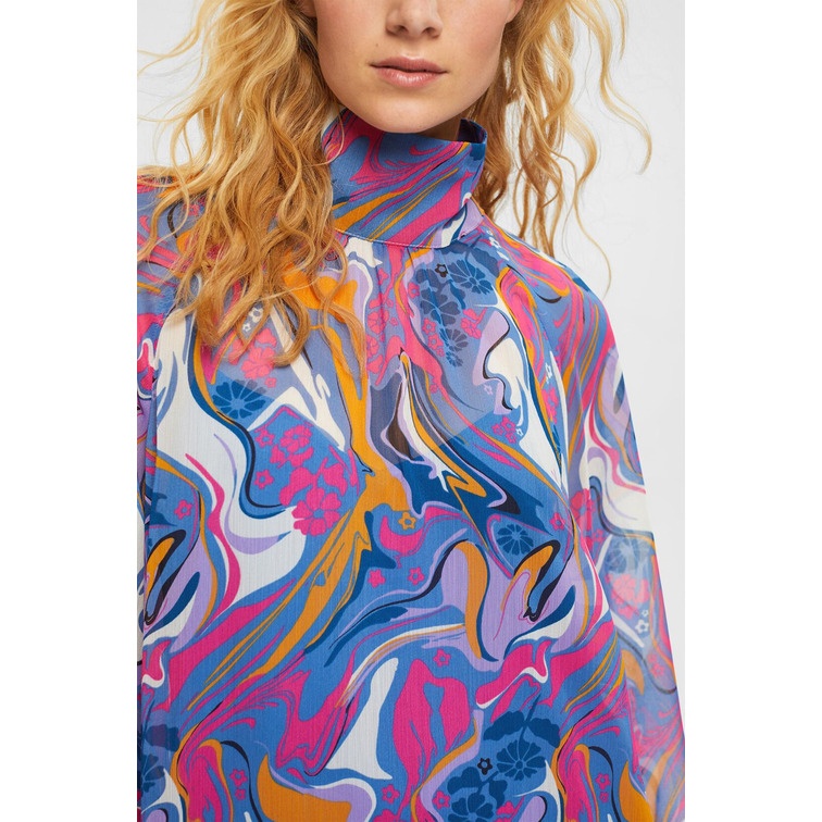 VESTIDO DE GASA CON ESTAMPADO MUJER ESPRIT