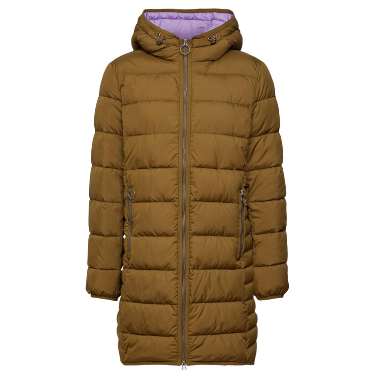 ABRIGO ACOLCHADO CON CAPUCHA AJUSTABLE MUJER ESPRIT