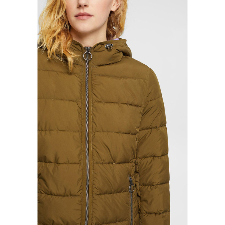 ABRIGO ACOLCHADO CON CAPUCHA AJUSTABLE MUJER ESPRIT