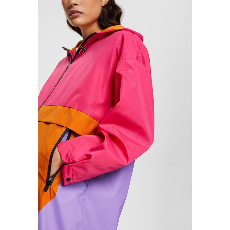 CHUBASQUERO CON BLOQUES DE COLOR MUJER ESPRIT