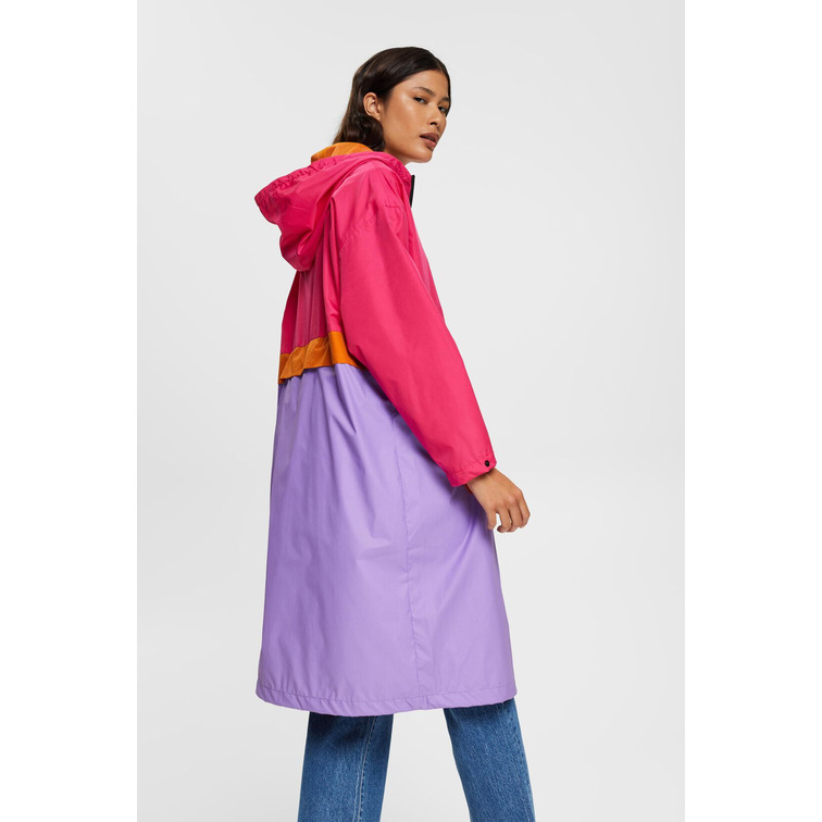 CHUBASQUERO CON BLOQUES DE COLOR MUJER ESPRIT