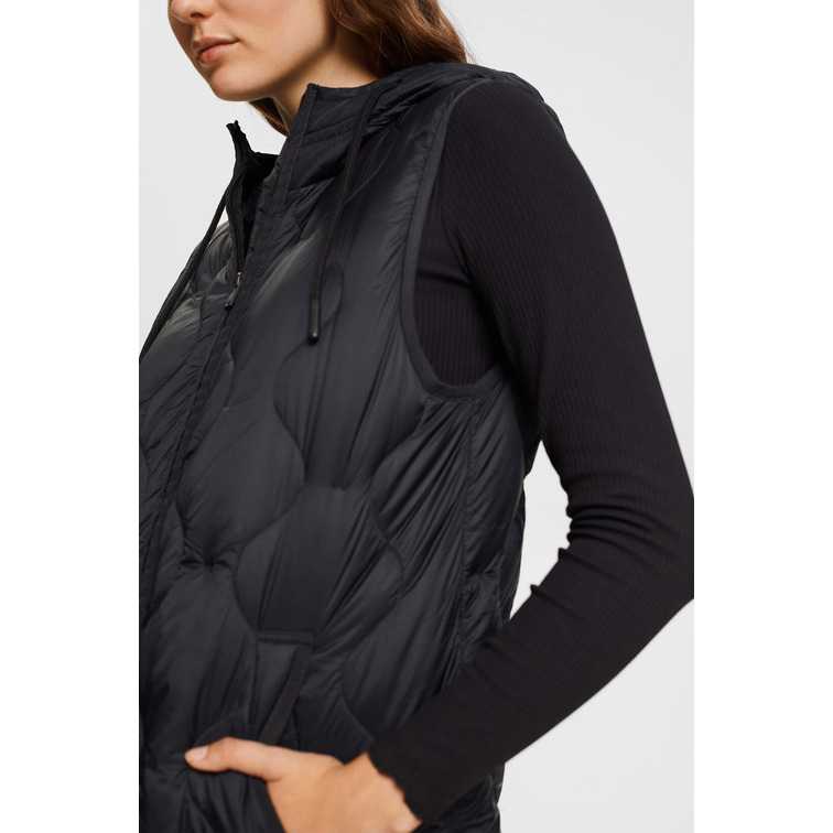 CHALECO ACOLCHADO LARGO MUJER ESPRIT