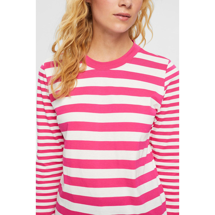 CAMISETA DE MANGA LARGA A RAYAS MUJER ESPRIT