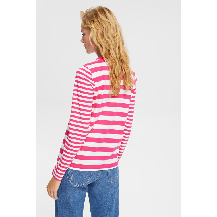 CAMISETA DE MANGA LARGA A RAYAS MUJER ESPRIT