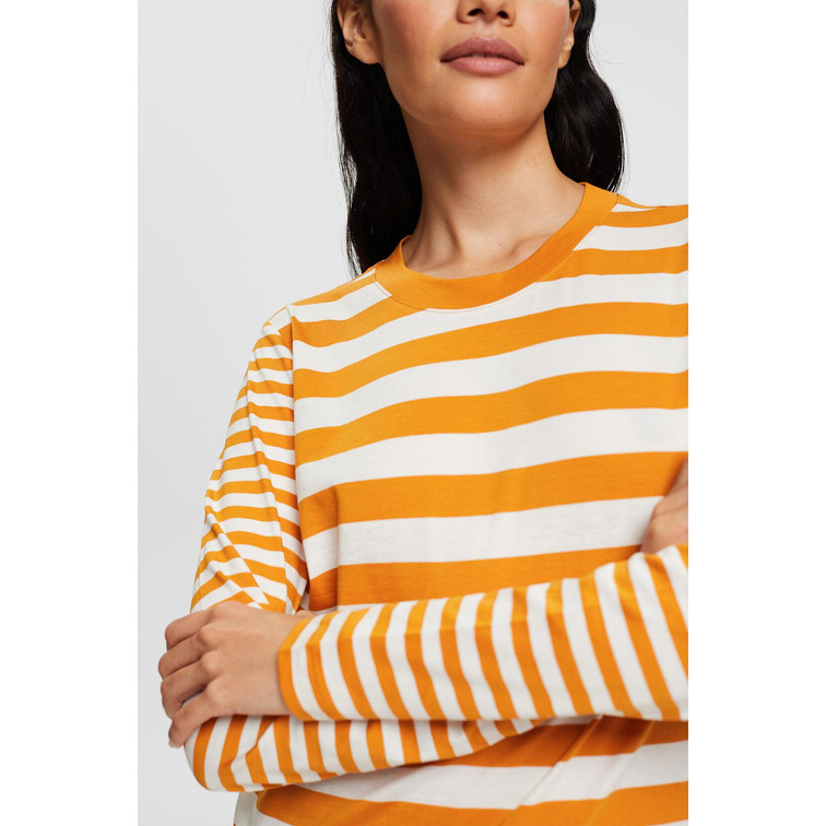 CAMISETA DE MANGA LARGA A RAYAS MUJER ESPRIT