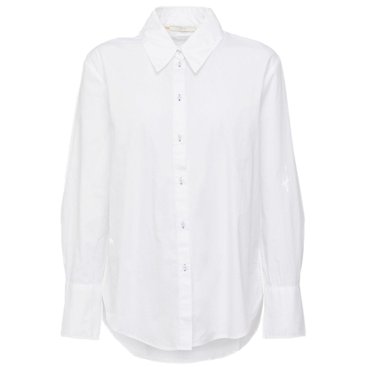 CAMISA CON OJALES A CONTRASTE MUJER ESPRIT