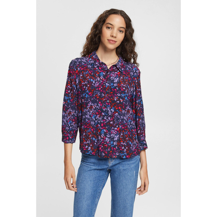 BLUSA CON ESTAMPADO FLORAL MUJER ESPRIT