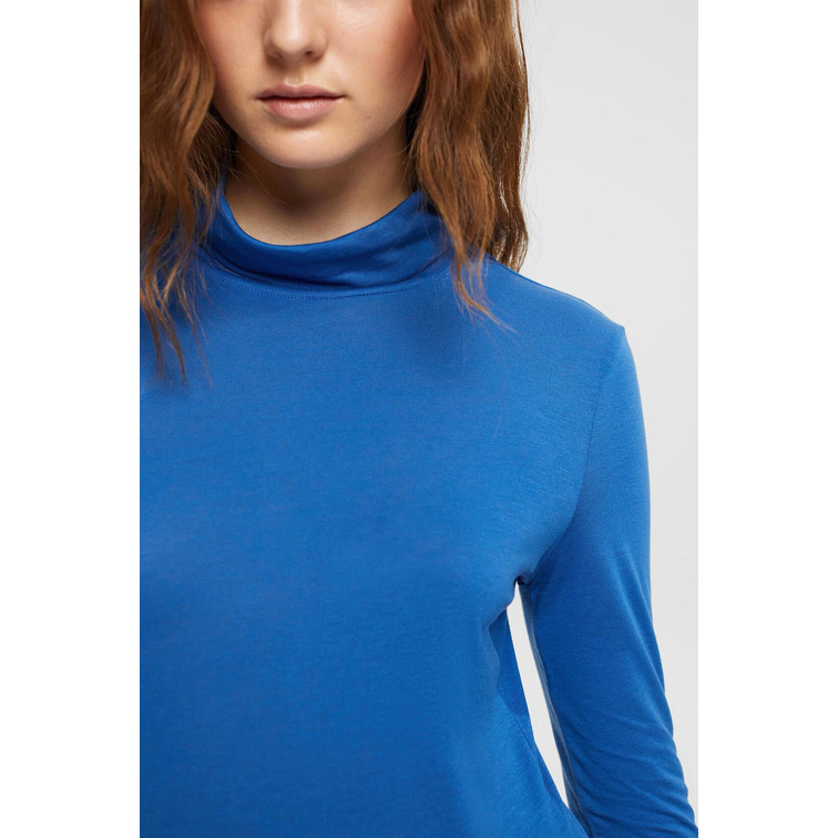 CAMISETA DE MANGA LARGA CON CUELLO ALTO MUJER ESPRIT