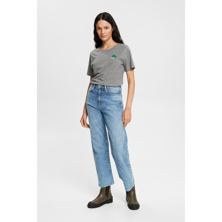 CAMISETA CON ESTAMPADO EN EL PECHO MUJER ESPRIT
