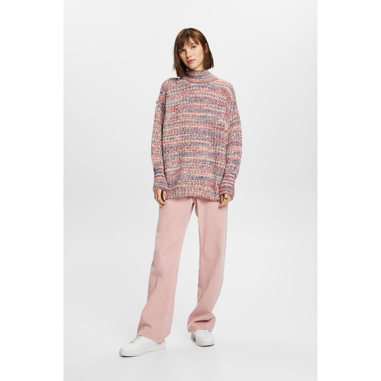 JERSEY MULTICOLOR CON CUELLO ALTO MUJER ESPRIT