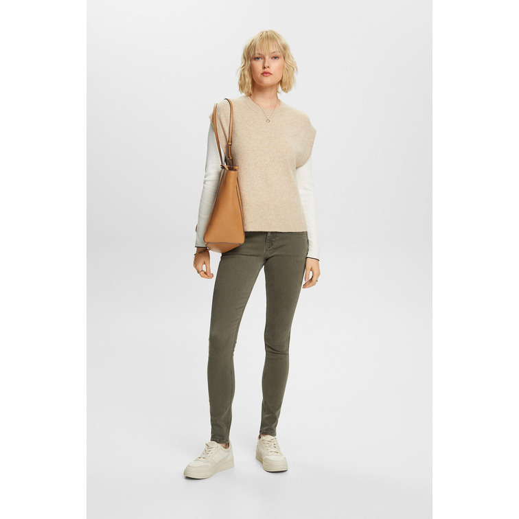 PANTALÓN SKINNY MID-RISE MUJER ESPRIT