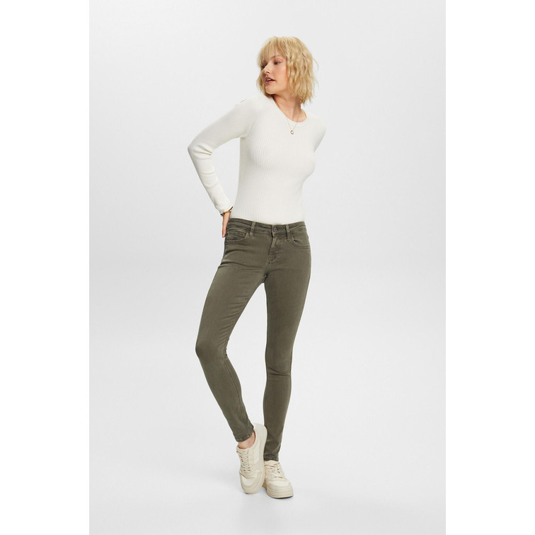 PANTALÓN SKINNY MID-RISE MUJER ESPRIT