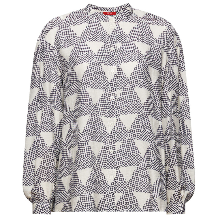 BLUSA DE CREPÉ ESTAMPADA MUJER ESPRIT