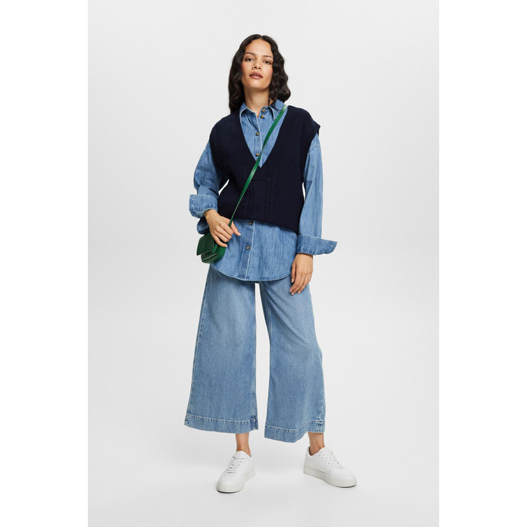 CAMISA MUJER  ESPRIT SG-083EE1F312       DENIM