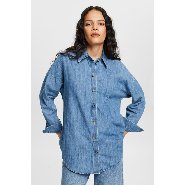 CAMISA MUJER  ESPRIT SG-083EE1F312       DENIM