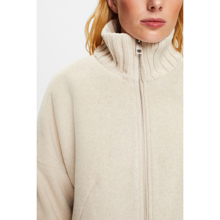 ABRIGO OVERSIZE EN MEZCLA DE LANA MUJER ESPRIT