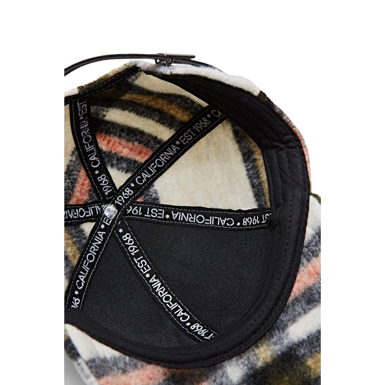 GORRA ESTAMPADA A CUADROS MUJER ESPRIT
