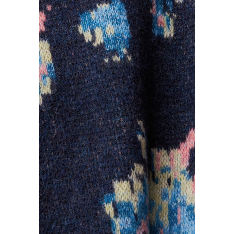 CÁRDIGAN JACQUARD EN MEZCLA DE LANA MUJER ESPRIT