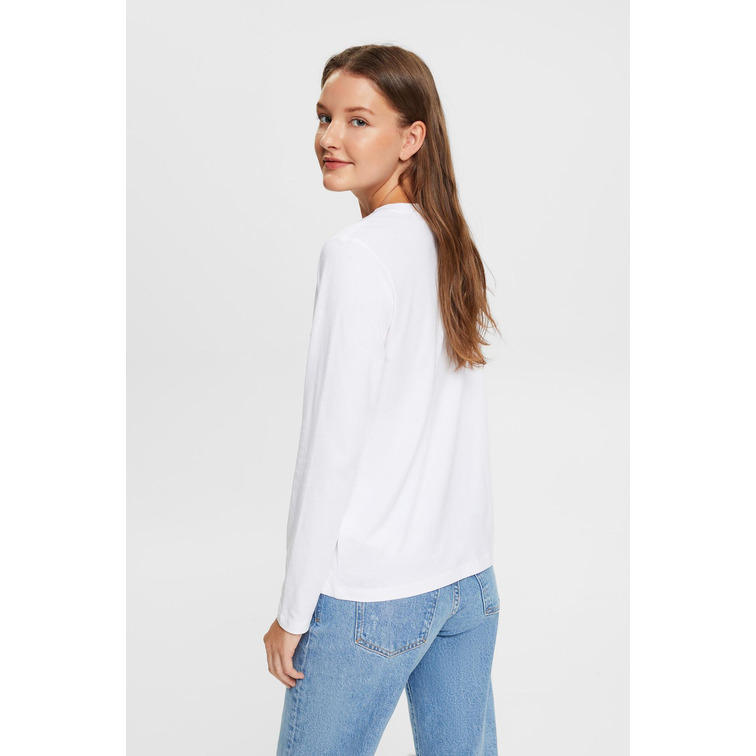 CAMISETA DE MANGA LARGA ESTAMPADA MUJER ESPRIT