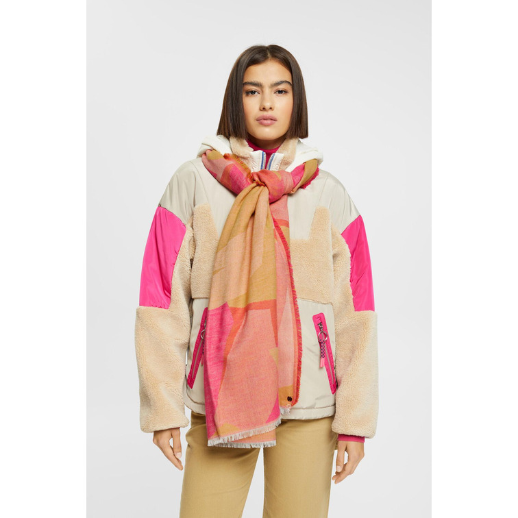 BUFANDA CON ESTAMPADO GEOMÉTRICO MUJER ESPRIT