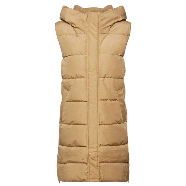 CHALECO ACOLCHADO CON CAPUCHA MUJER ESPRIT