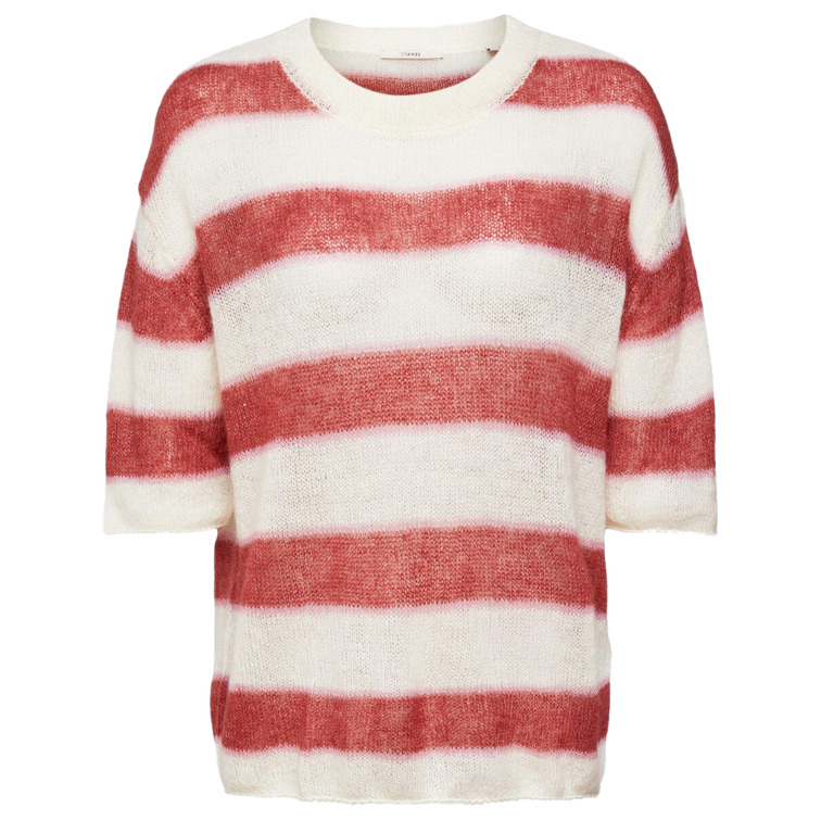 JERSEY DE MANGA CORTA A RAYAS MUJER ESPRIT