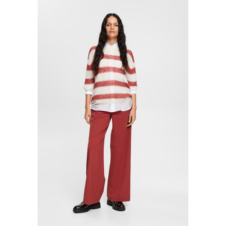 JERSEY DE MANGA CORTA A RAYAS MUJER ESPRIT