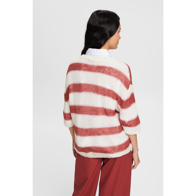 JERSEY DE MANGA CORTA A RAYAS MUJER ESPRIT