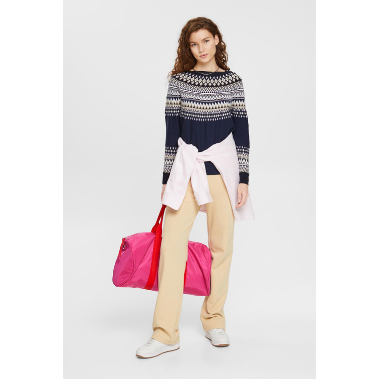 JERSEY CON DISEÑO JACQUARD MUJER ESPRIT