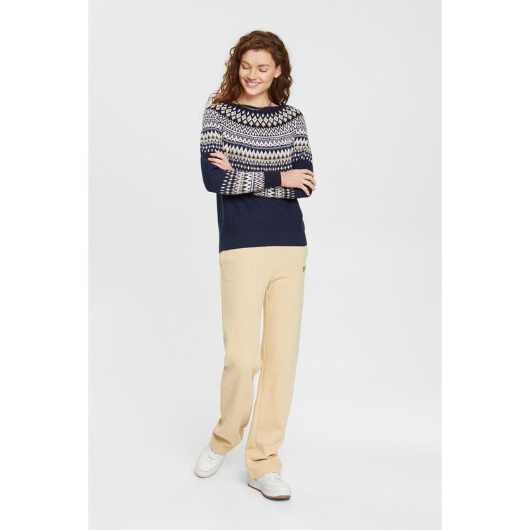 JERSEY CON DISEÑO JACQUARD MUJER ESPRIT