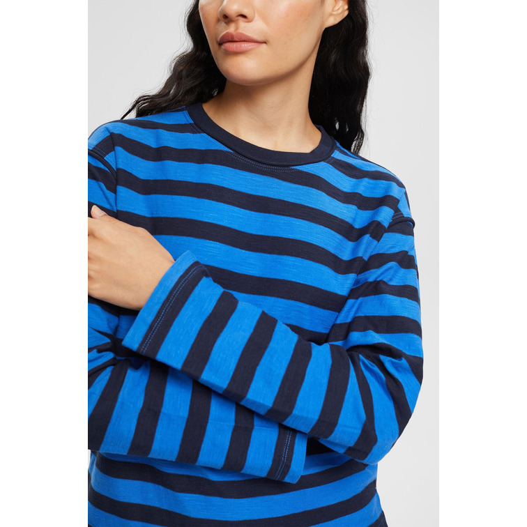 CAMISETA DE MANGA LARGA A RAYAS MUJER ESPRIT