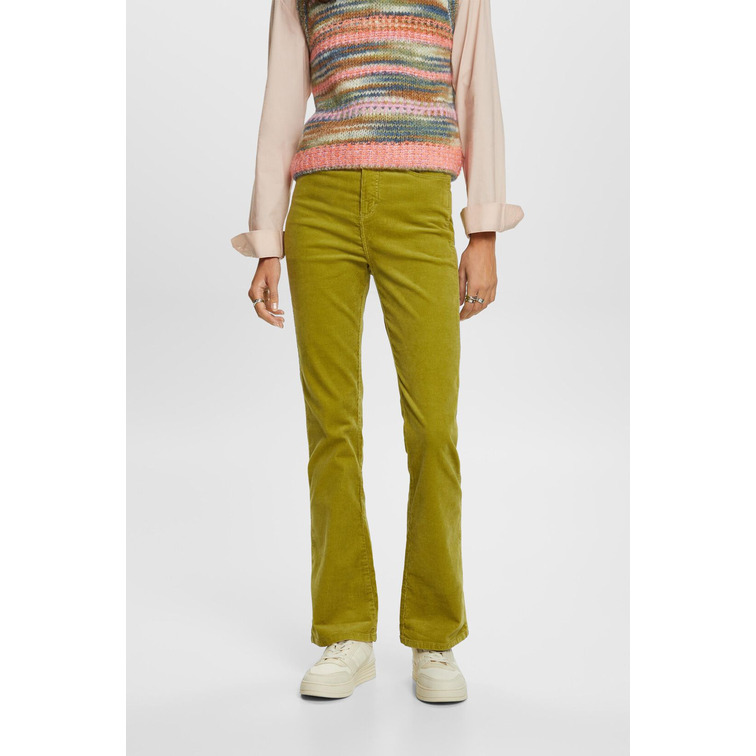 PANTALÓN DE PANA ACAMPANADO MUJER ESPRIT