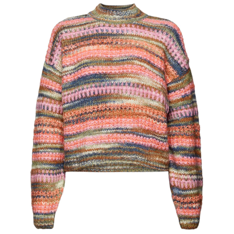 JERSEY A RAYAS EN MEZCLA DE LANA MUJER ESPRIT