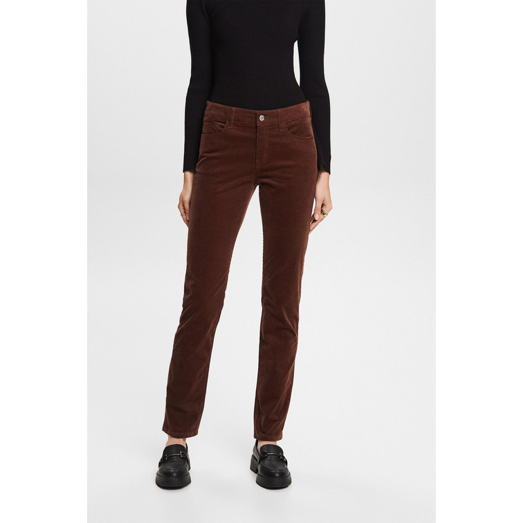 PANTALÓN SLIM DE PANA MUJER ESPRIT