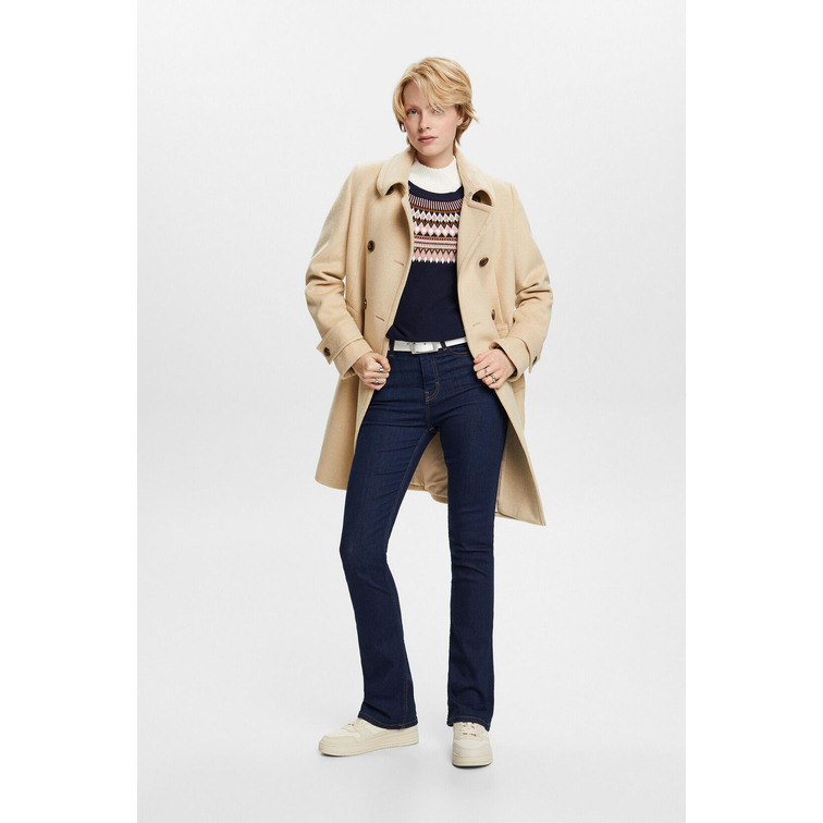 JERSEY JACQUARD DE ALGODÓN MUJER ESPRIT