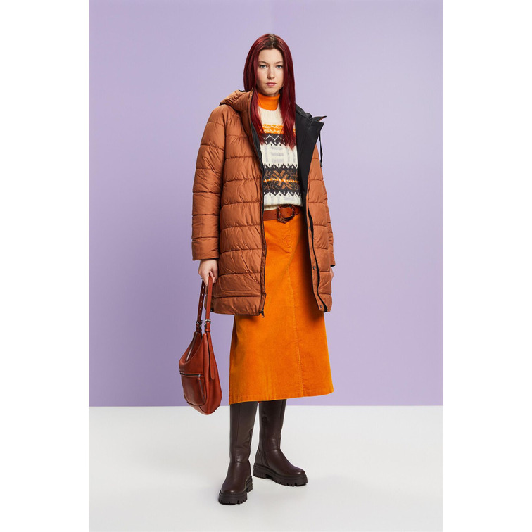 ABRIGO ACOLCHADO REVERSIBLE MUJER ESPRIT