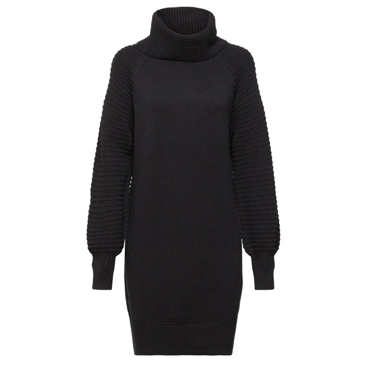 VESTIDO DE PUNTO CON CUELLO ALTO MUJER ESPRIT